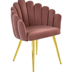 Homeville Jasmin stof rosa/guld