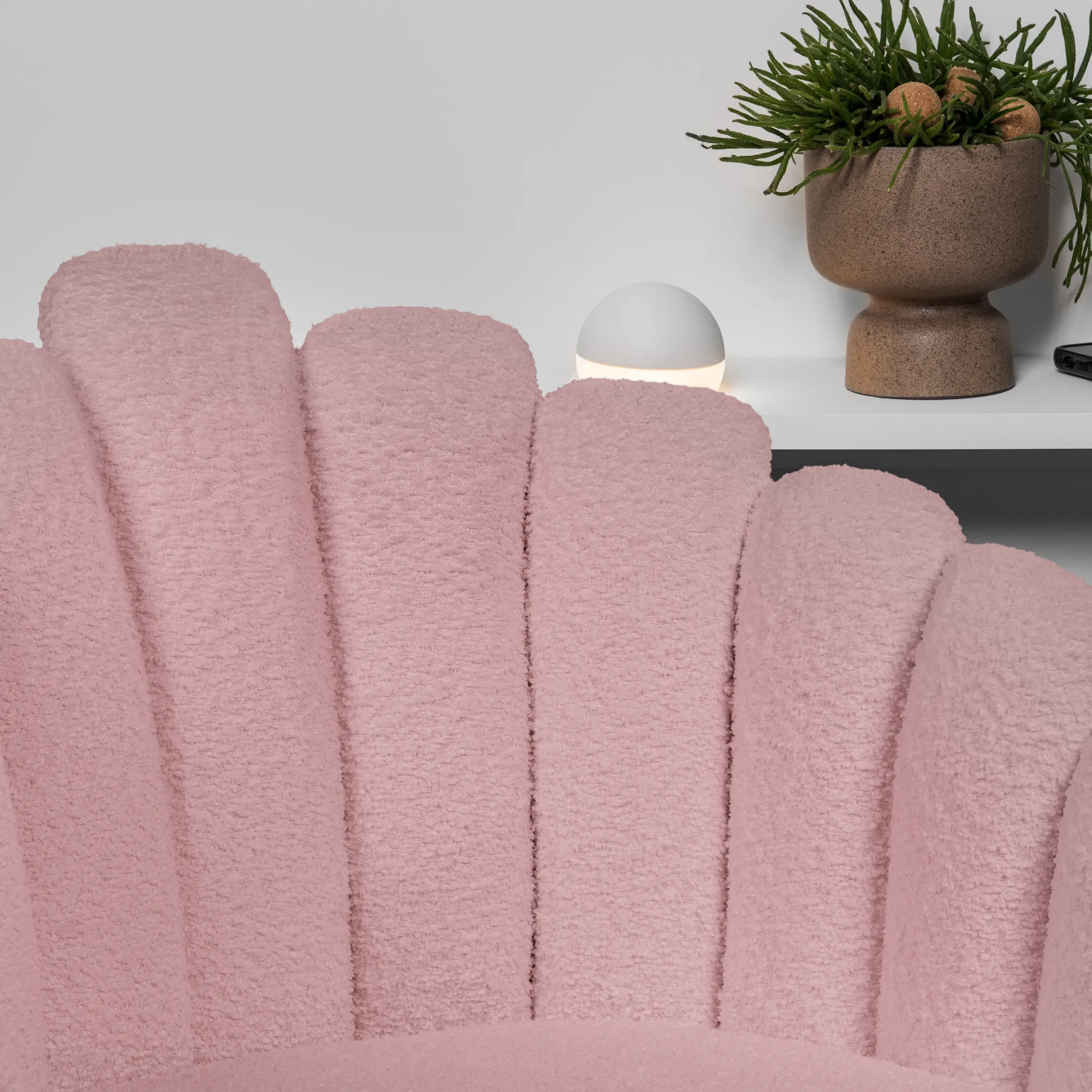 Homeville Jasmin teddy rosa/sort