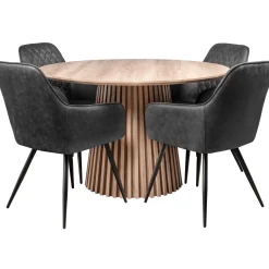 Homeville Jesi natur/Hanne suede sort