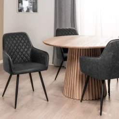 Homeville Jesi natur/Hanne suede sort