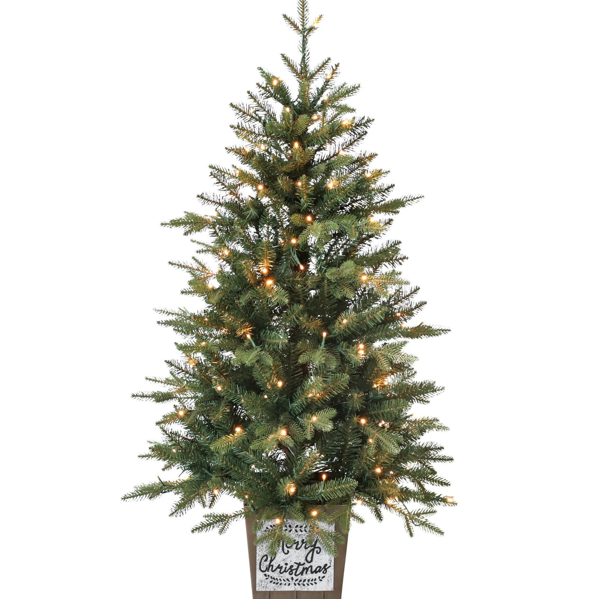Homeville Juletræ med lys og timer 120 cm