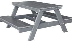 Homeville Junior Bord-bænkesæt komposit antracitgrå 129x110x59,7cm