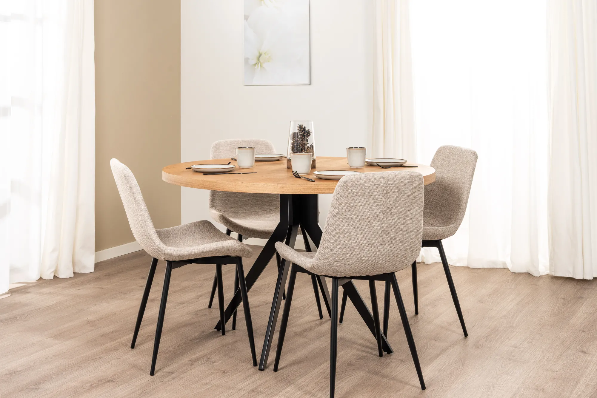 Homeville Karla stof beige