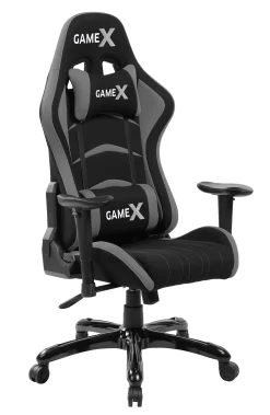 GameX Kevin stof sort/grå