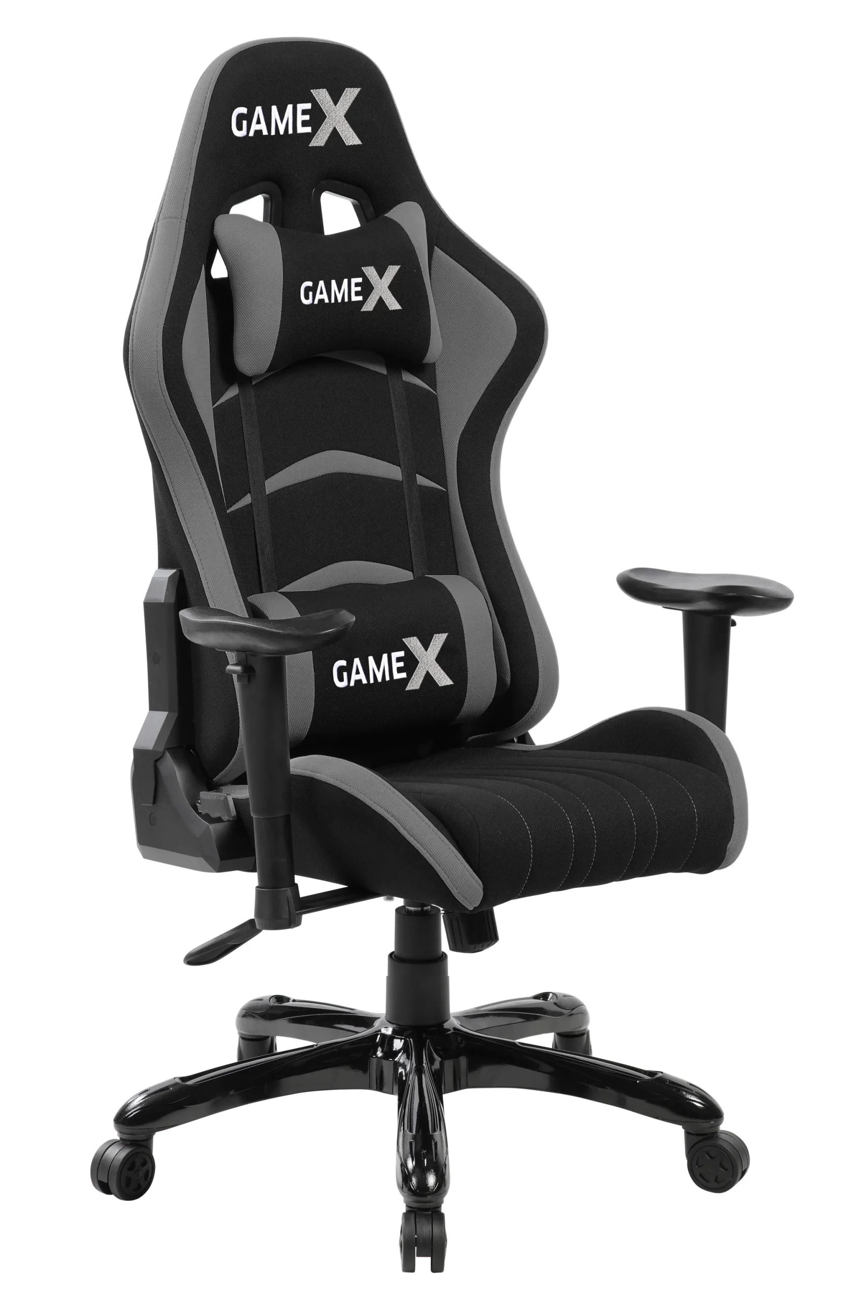 GameX Kevin stof sort/grå