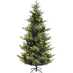 Homeville Klassike juletræ med lys og timer 300 cm