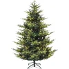 Homeville Klassisk juletræ med lys 150cm