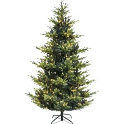 Homeville Klassisk juletræ med lys 240cm