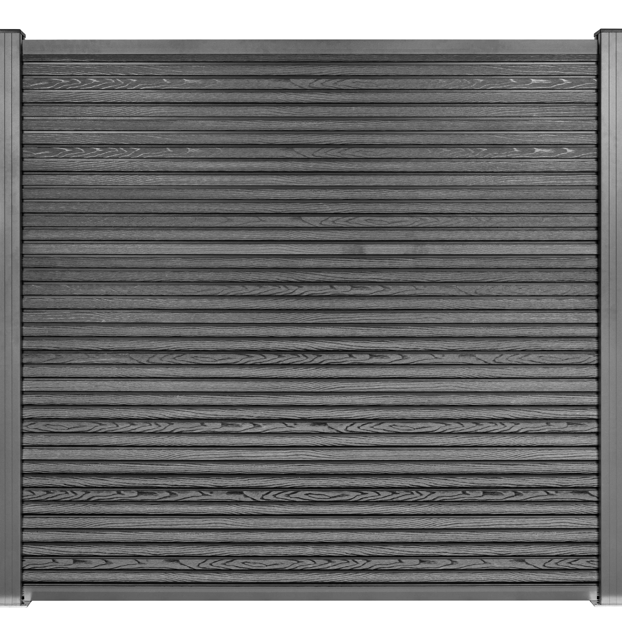 Workmann Komposithegn med 2 stolper 179x180cm antracitgrå/grå