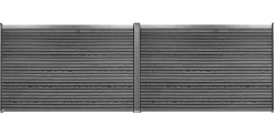 Moreland Komposithegnsæt 233x104cm antracitgrå