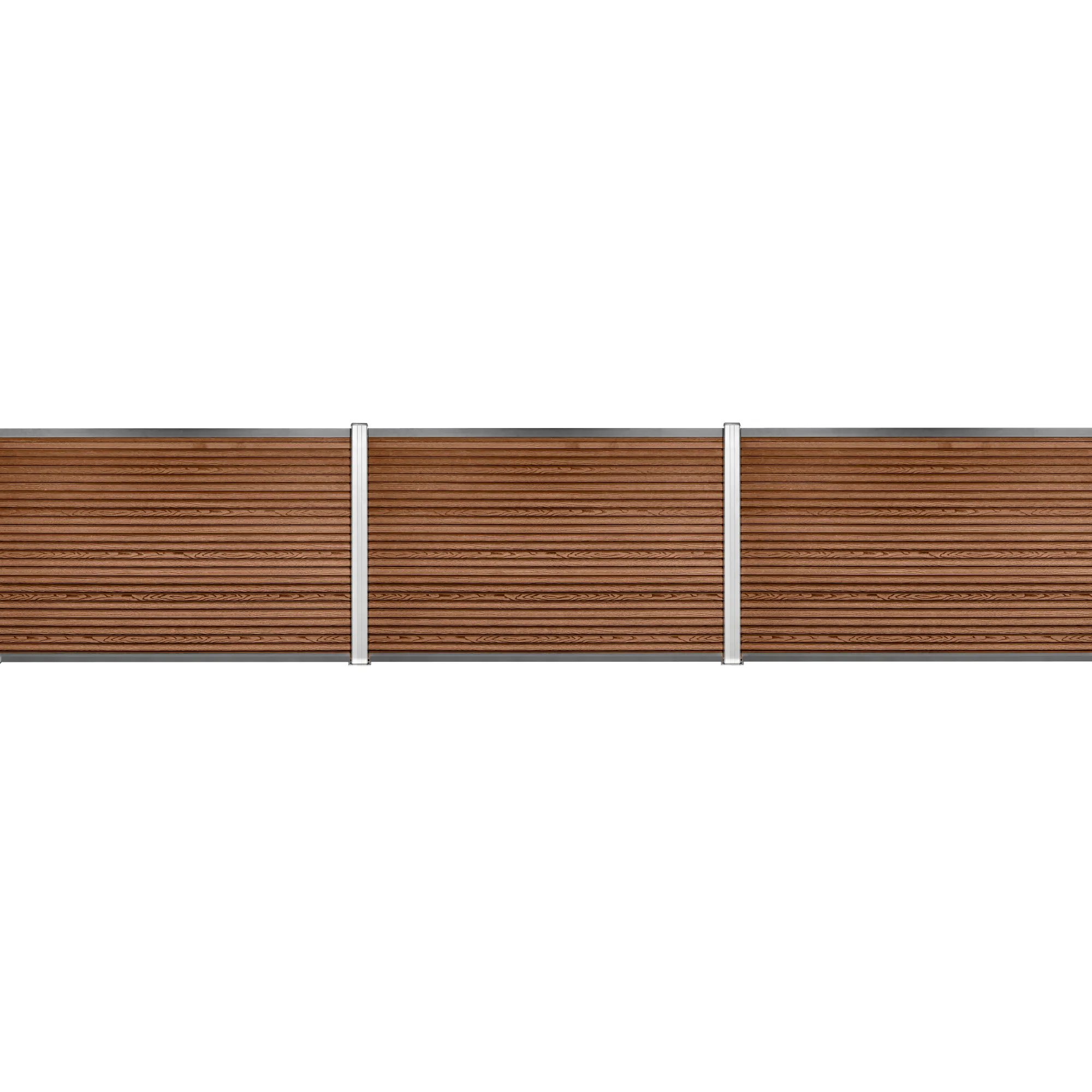 Workmann Komposithegnsæt 346x120cm brun/alu