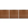 Workmann Komposithegnsæt 526x180cm brun/alu