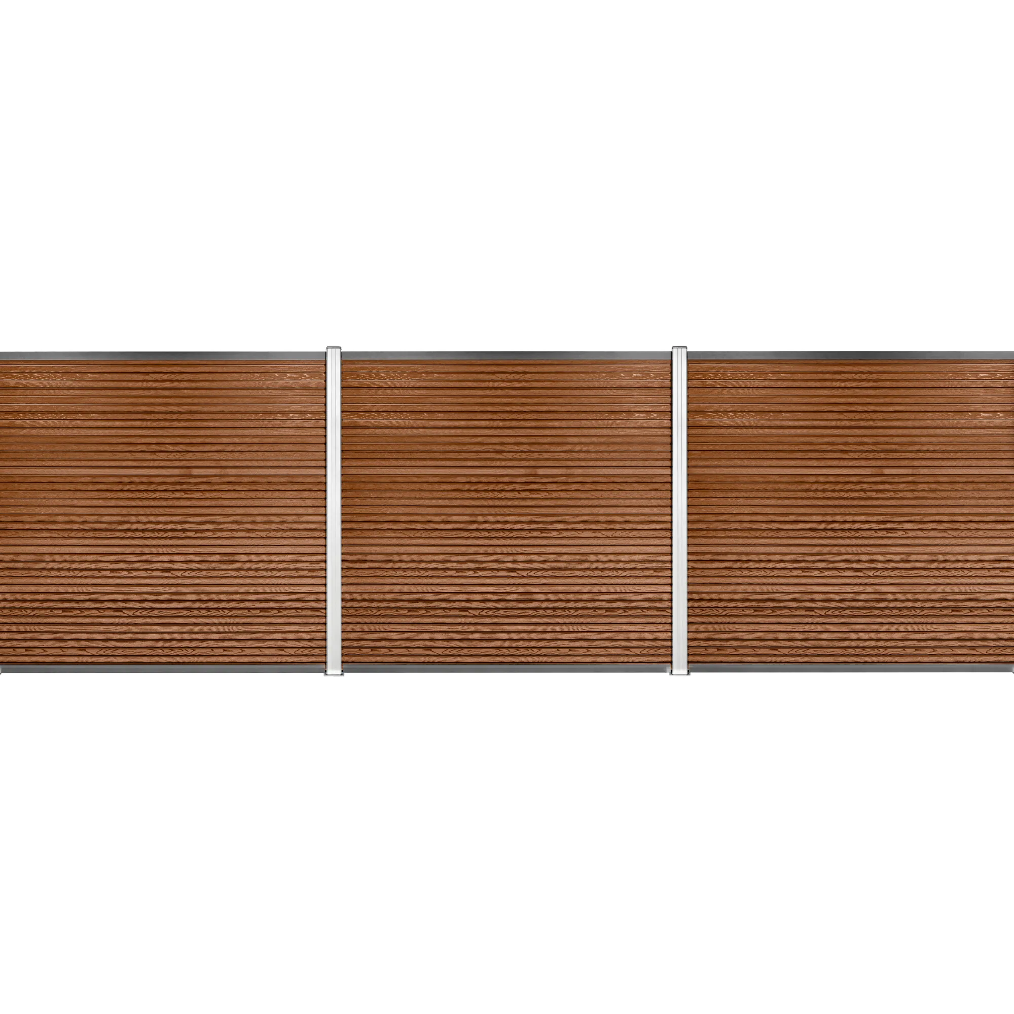 Workmann Komposithegnsæt 526x180cm brun/alu