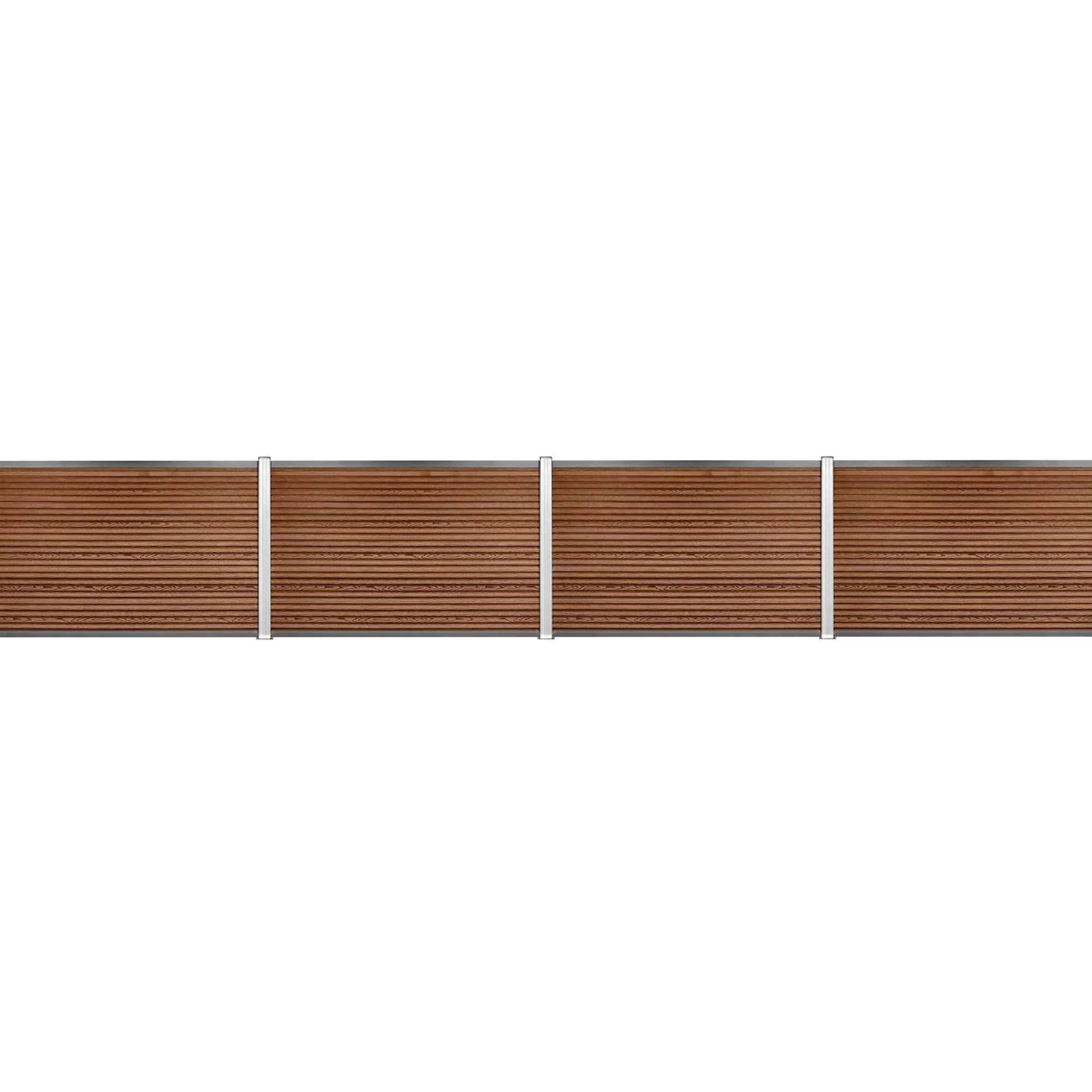 Workmann Komposithegnsæt 459x120cm brun/alu