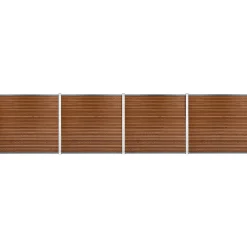 Workmann Komposithegnsæt 699x180cm brun/alu