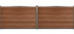 Workmann Komposithegnsæt 233x120cm brun/grå