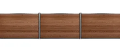 Workmann Komposithegnsæt 346x120cm brun/grå