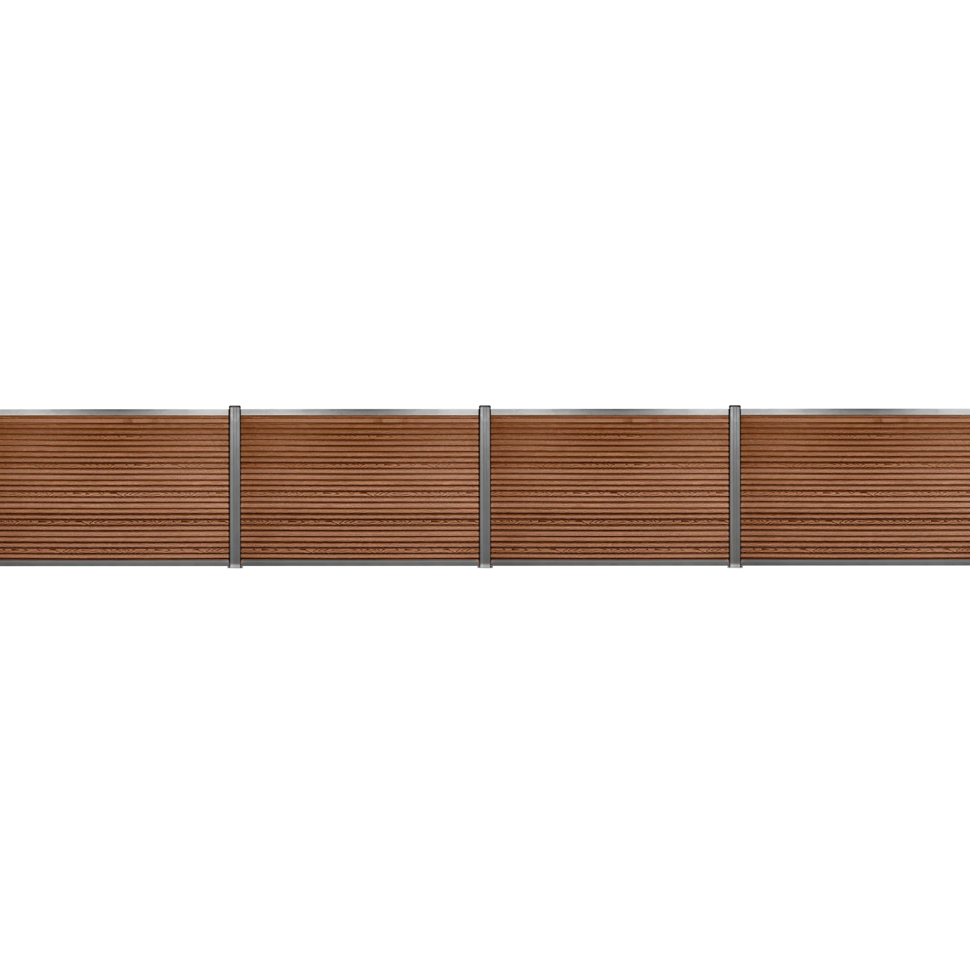 Workmann Komposithegnsæt 459x120cm brun/grå