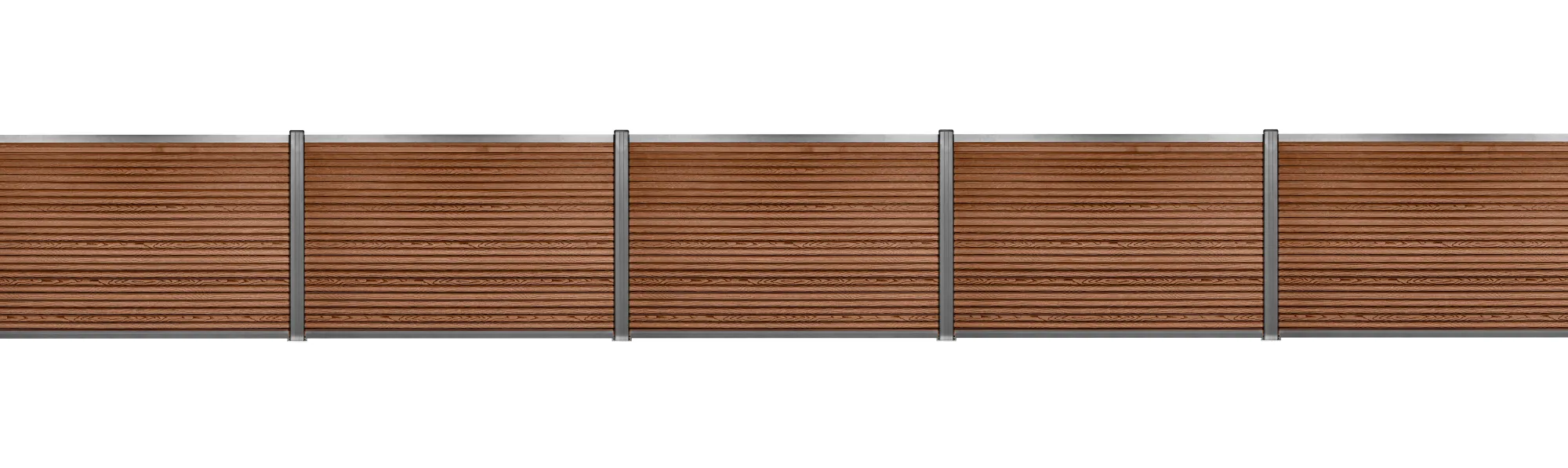 Workmann Komposithegnsæt 572x120cm brun/grå