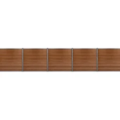 Workmann Komposithegnsæt 872x180cm brun/grå