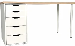 Homeville Kristiansund hvid 140x59x73cm