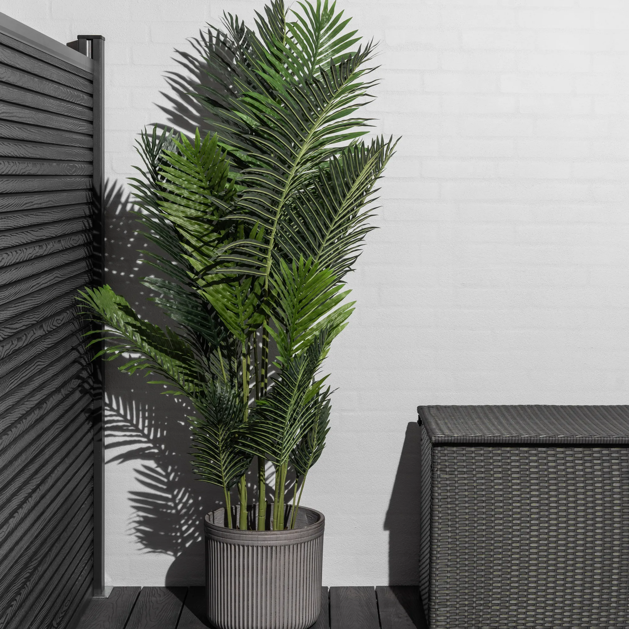 Homeville Kunstig Areca silke palmetræ 160cm