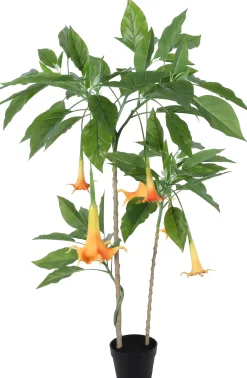 Homeville Kunstig Daturatræ orange 120 cm