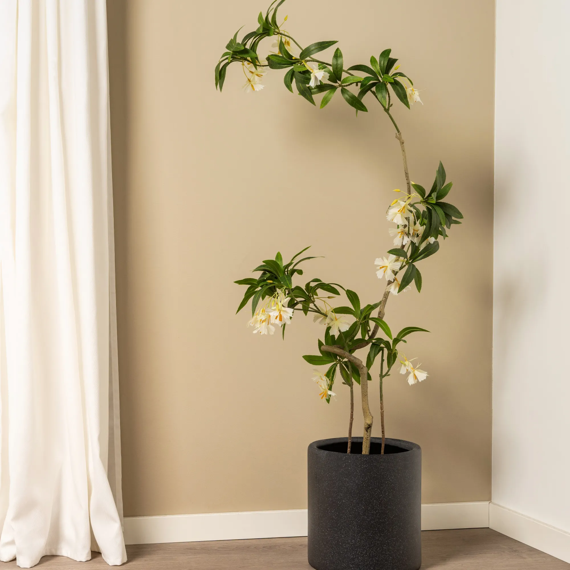 Homeville Kunstig Elaeocarpus-blomstertræ 100 cm