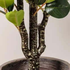 Homeville Kunstig kamelia japansk rosetræ rød 90 cm