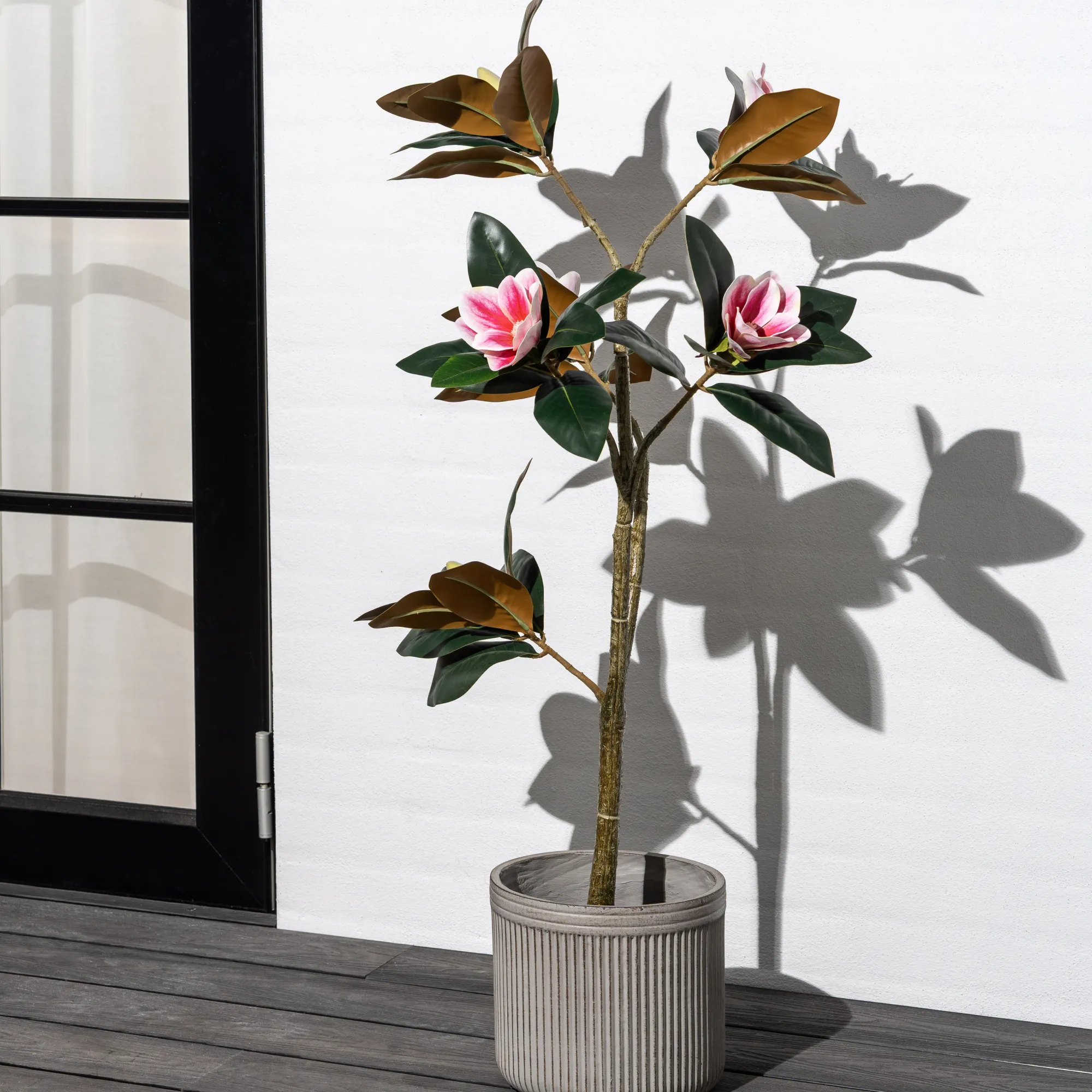 Homeville Kunstig magnoliatræ 110 cm