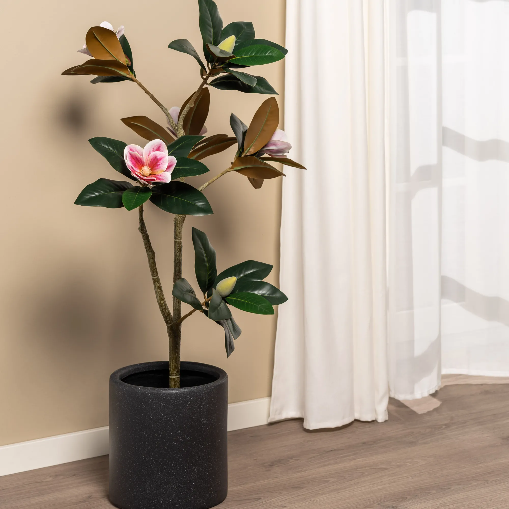 Homeville Kunstig magnoliatræ 110 cm