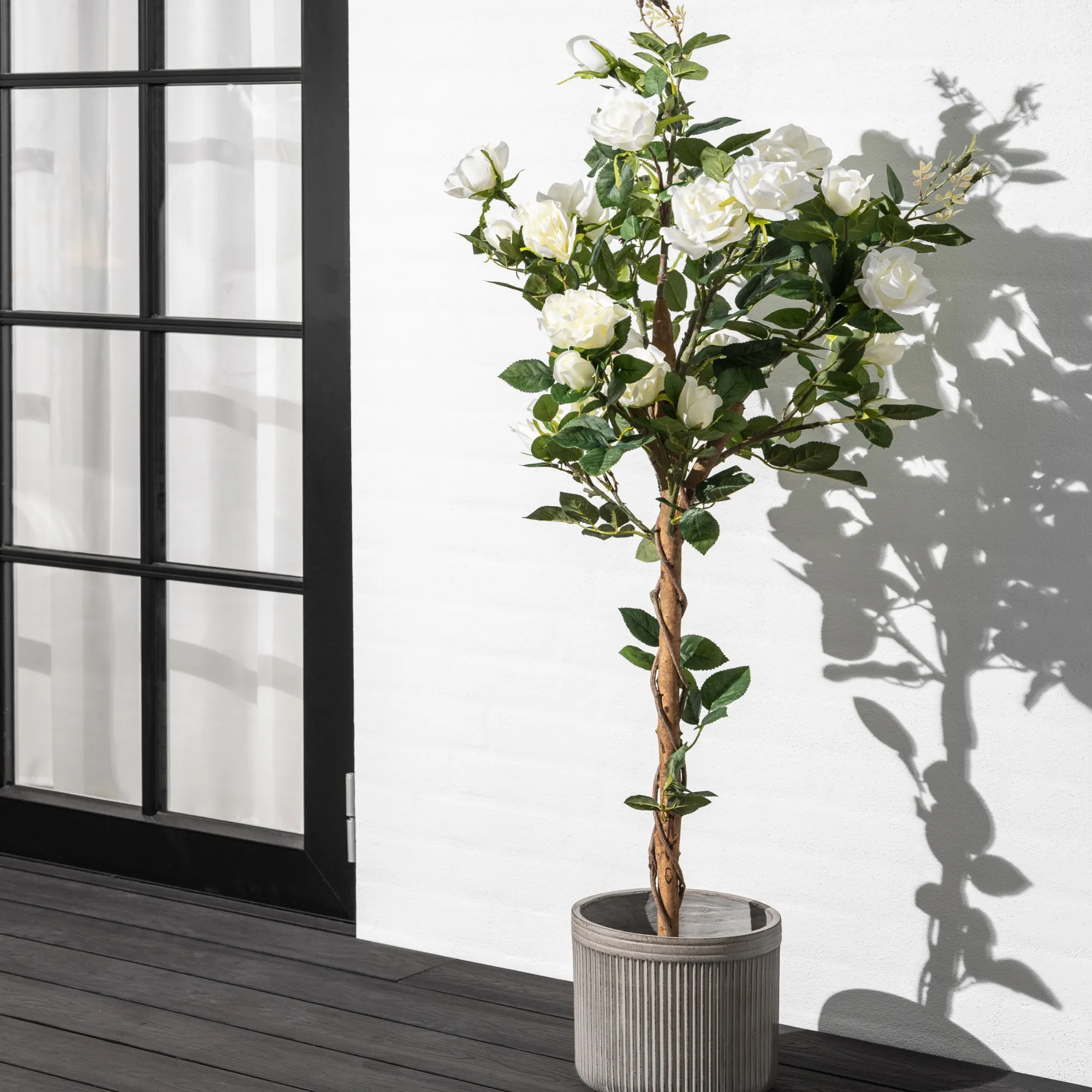 Homeville Kunstig Rosetræ hvid 120 cm