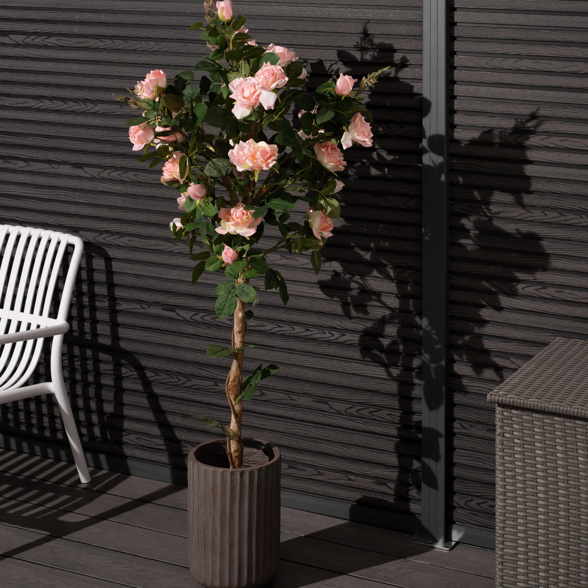 Homeville Kunstig Rosetræ lyserød 160 cm