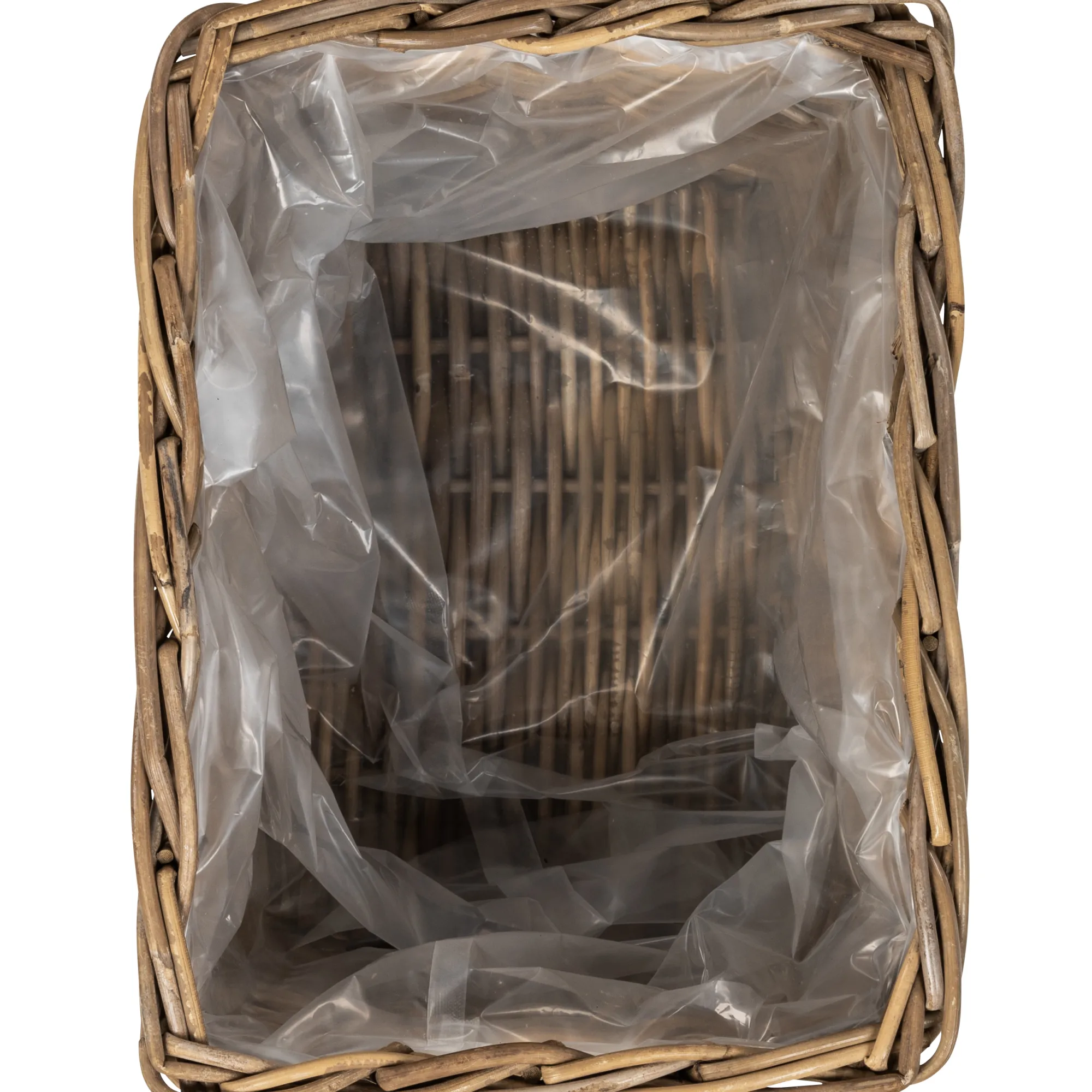 Homeville Kurv aflang med håndtag 36x26x22cm