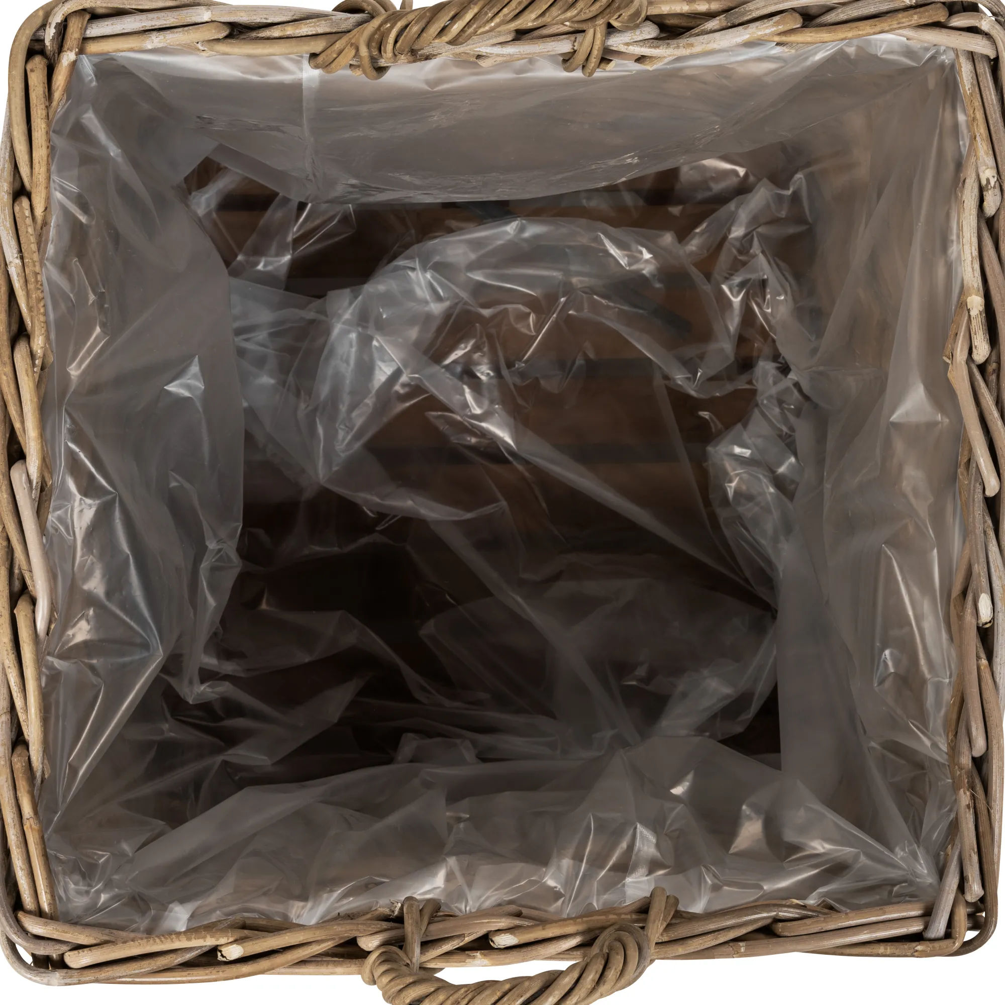 Homeville Kurv firkantet med hjul 50x50x45cm