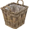 Homeville Kurv firkantet med håndtag 37x37x35cm