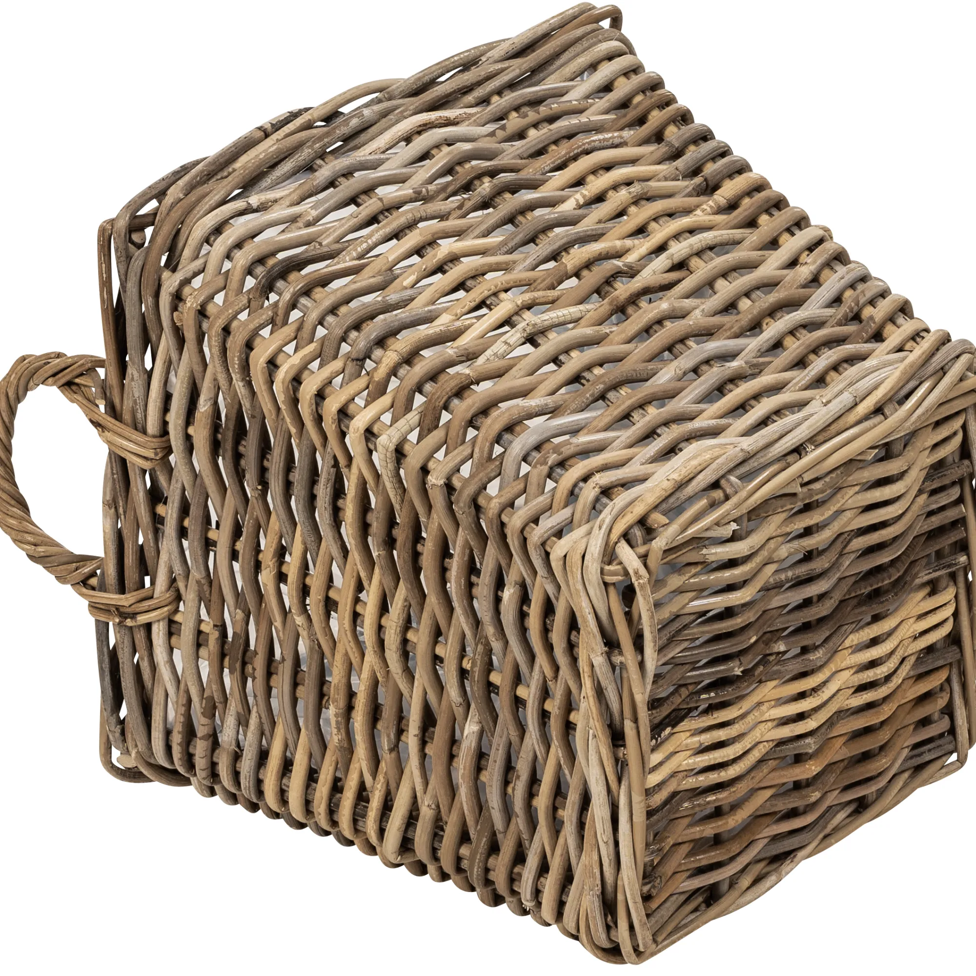 Homeville Kurv firkantet med håndtag 37x37x35cm