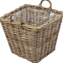 Homeville Kurv firkantet med håndtag 45x45x38cm