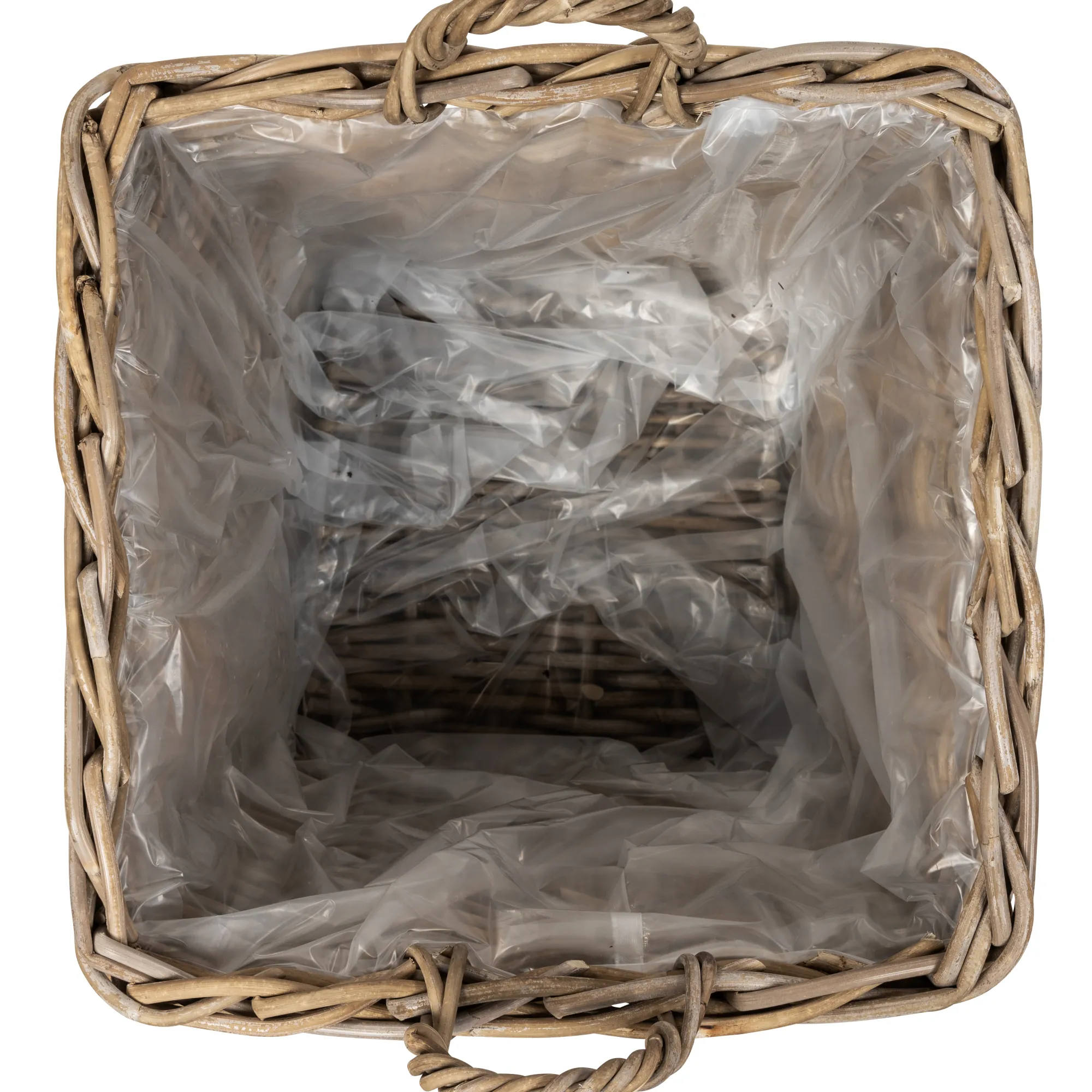 Homeville Kurv firkantet med håndtag 45x45x38cm
