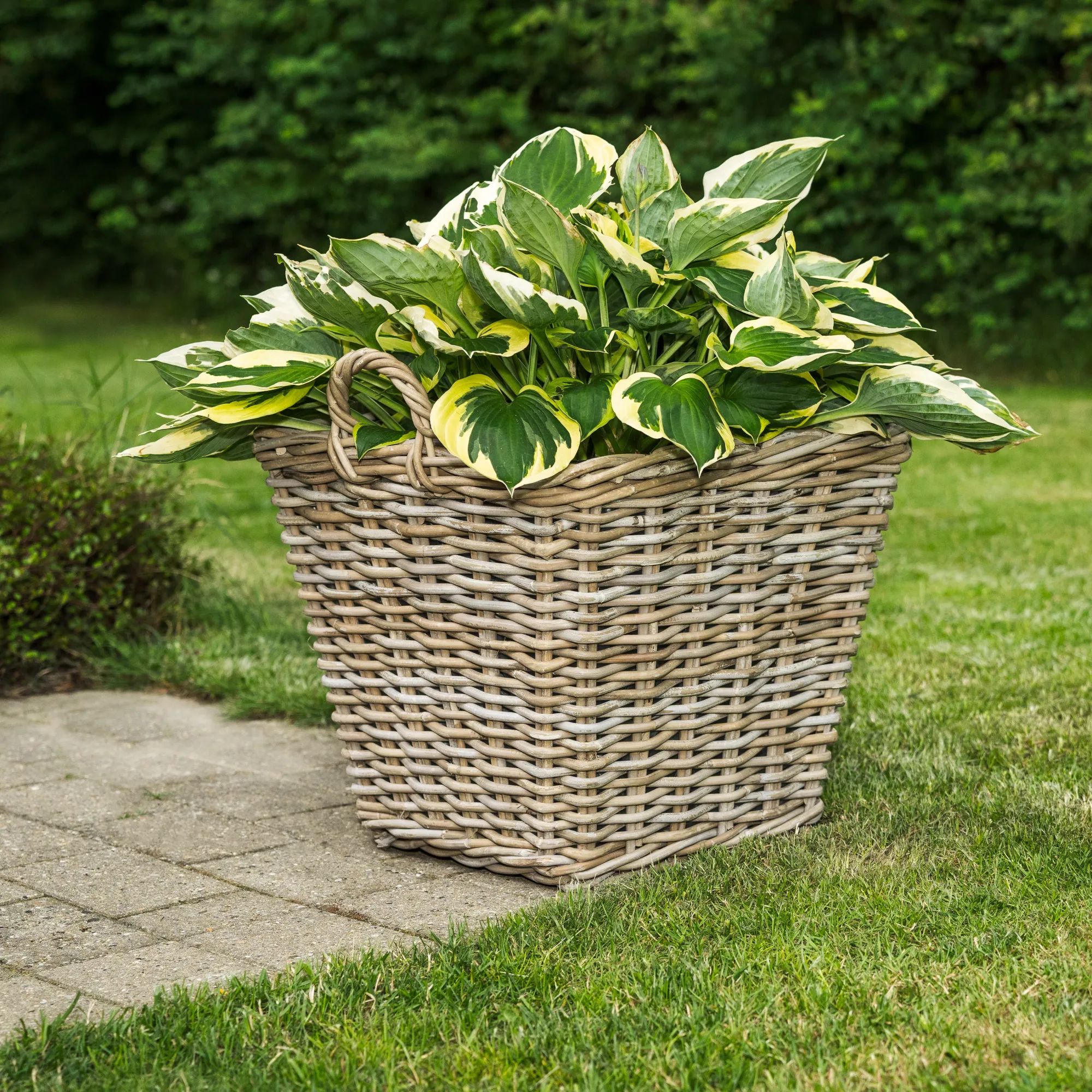 Homeville Kurv firkantet med håndtag 45x45x38cm