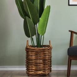 Homeville Kurv firkantet med håndtag 36x36x40cm