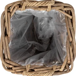 Homeville Kurv firkantet med håndtag 36x36x40cm