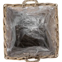 Homeville Kurv firkantet med håndtag 55x55x45cm
