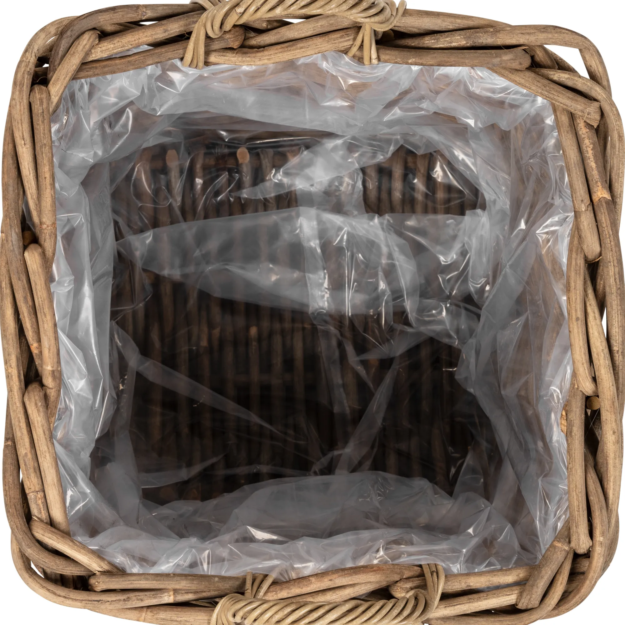 Homeville Kurv firkantet med håndtag 48x48x45cm