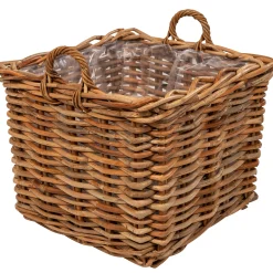 Homeville Kurv firkantet med håndtag 60x60x50cm