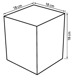 Homeville Kurv firkantet 18x18x18cm
