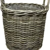 Homeville Kurv rund kubu rattan ø40cm