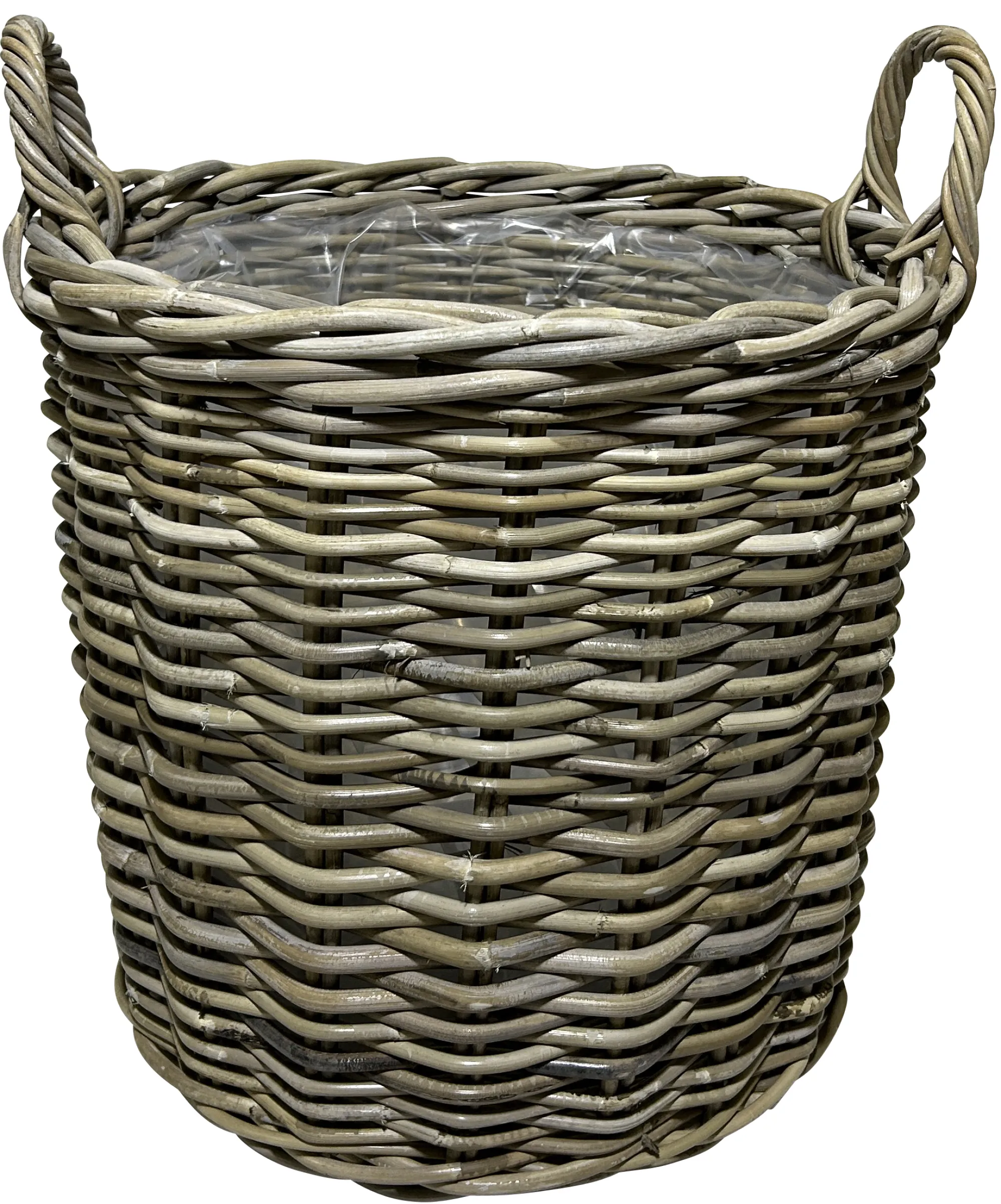 Homeville Kurv rund kubu rattan ø40cm