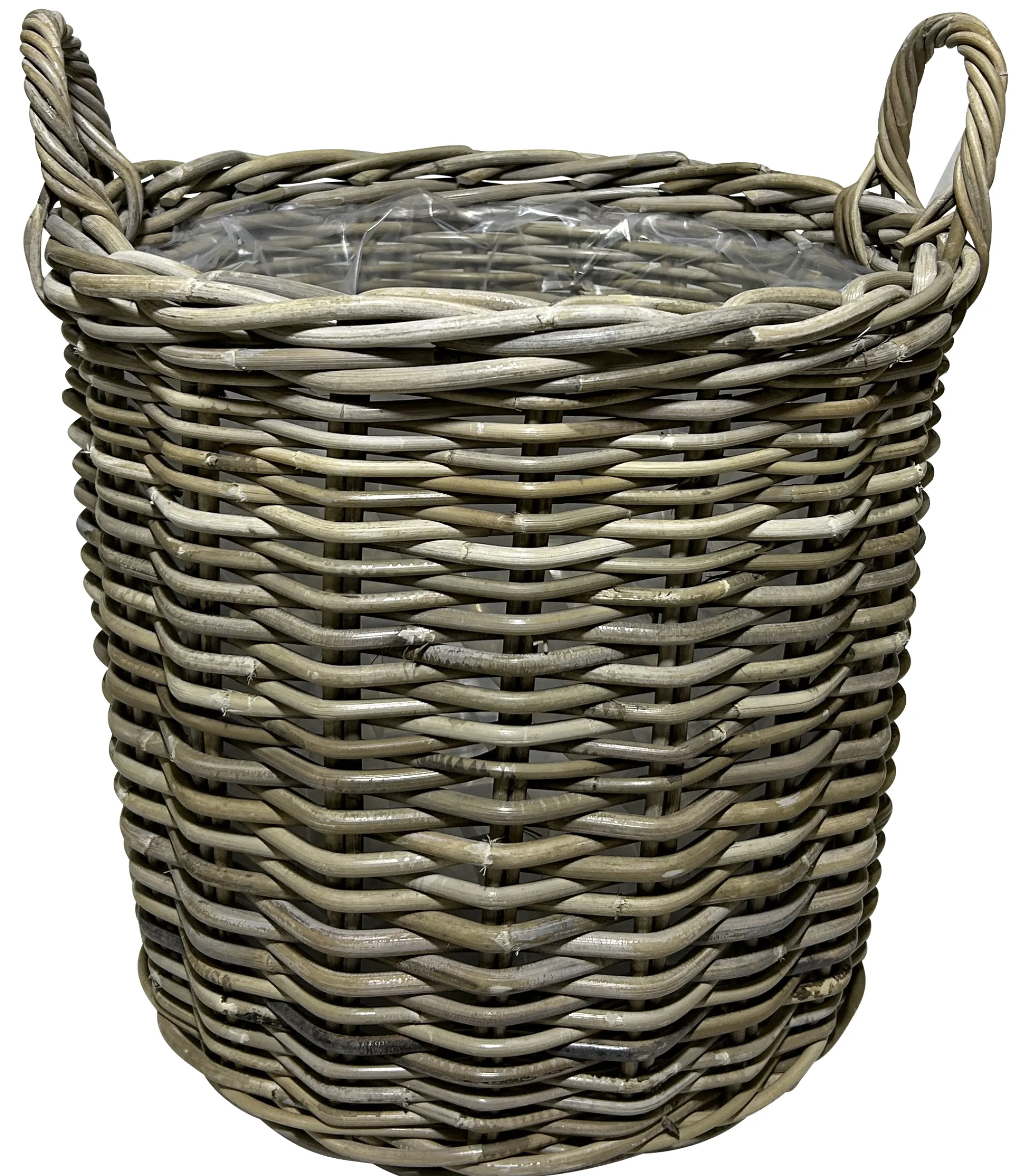 Homeville Kurv rund kubu rattan ø40cm