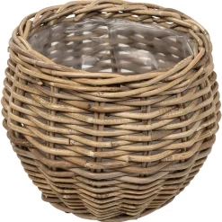 Homeville Kurv rund kubu rattan ø30x25cm